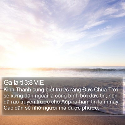 Ga-la-ti 3:8 VIE Bible Verse Image