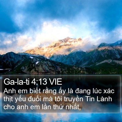 Ga-la-ti 4:13 VIE Bible Verse Image