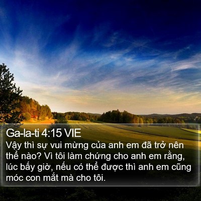 Ga-la-ti 4:15 VIE Bible Verse Image