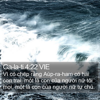 Ga-la-ti 4:22 VIE Bible Verse Image