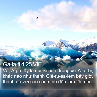 Ga-la-ti 4:25 VIE Bible Verse Image