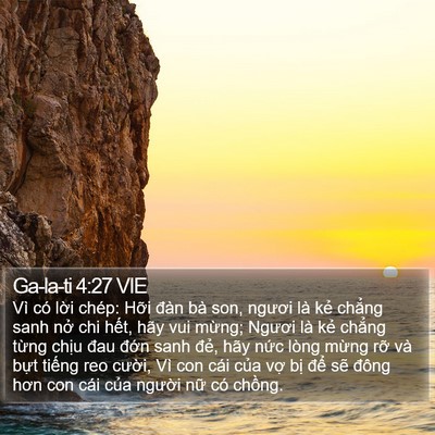 Ga-la-ti 4:27 VIE Bible Verse Image
