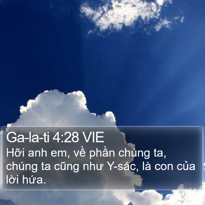 Ga-la-ti 4:28 VIE Bible Verse Image