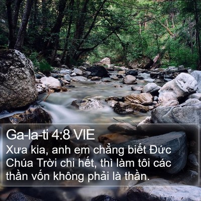 Ga-la-ti 4:8 VIE Bible Verse Image