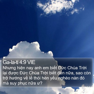 Ga-la-ti 4:9 VIE Bible Verse Image