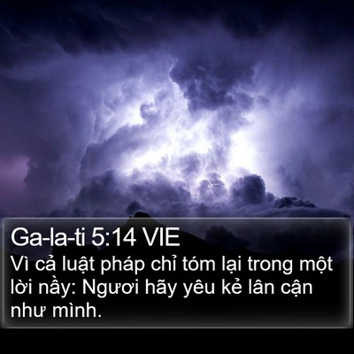 Ga-la-ti 5:14 VIE Bible Verse Image