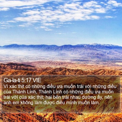 Ga-la-ti 5:17 VIE Bible Verse Image