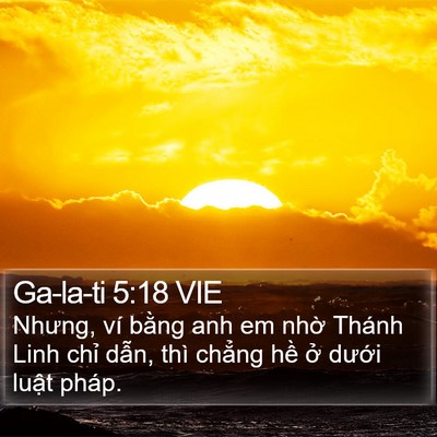 Ga-la-ti 5:18 VIE Bible Verse Image