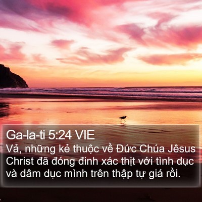 Ga-la-ti 5:24 VIE Bible Verse Image