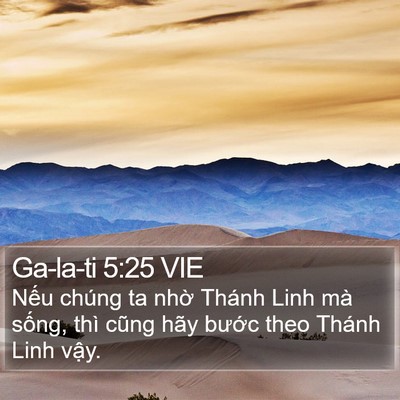 Ga-la-ti 5:25 VIE Bible Verse Image