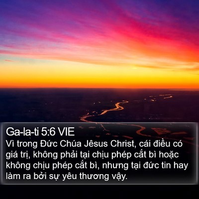 Ga-la-ti 5:6 VIE Bible Verse Image