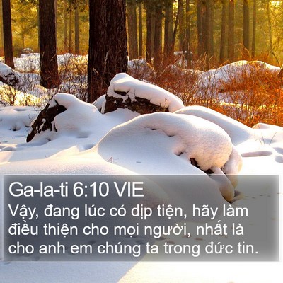 Ga-la-ti 6:10 VIE Bible Verse Image