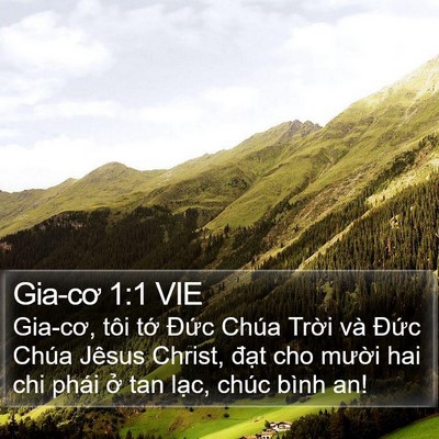 Gia-cơ 1:1 VIE Bible Verse Image