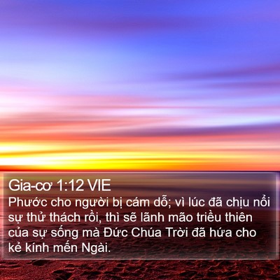 Gia-cơ 1:12 VIE Bible Verse Image