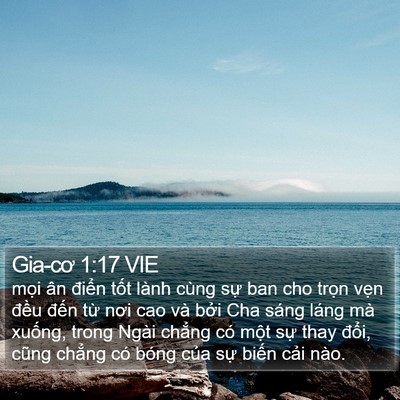 Gia-cơ 1:17 VIE Bible Verse Image