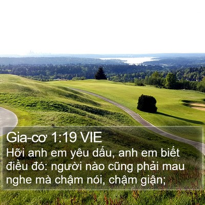 Gia-cơ 1:19 VIE Bible Verse Image