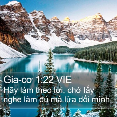 Gia-cơ 1:22 VIE Bible Verse Image