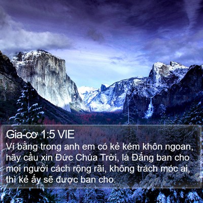 Gia-cơ 1:5 VIE Bible Verse Image