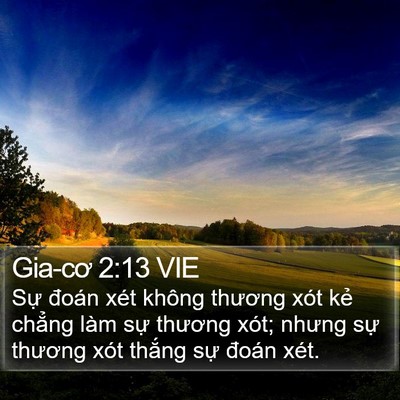 Gia-cơ 2:13 VIE Bible Verse Image