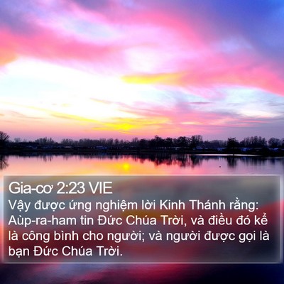 Gia-cơ 2:23 VIE Bible Verse Image