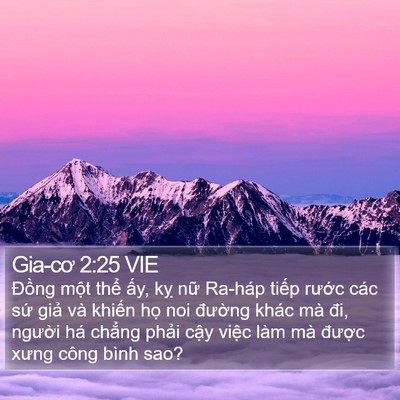 Gia-cơ 2:25 VIE Bible Verse Image
