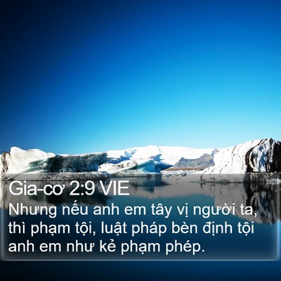 Gia-cơ 2:9 VIE Bible Verse Image