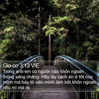 Gia-cơ 3:13 VIE Bible Verse Image