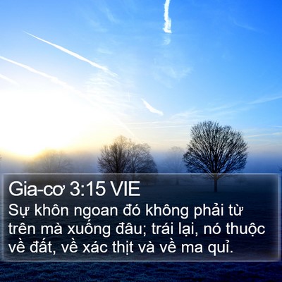 Gia-cơ 3:15 VIE Bible Verse Image