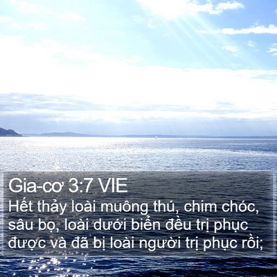 Gia-cơ 3:7 VIE Bible Verse Image