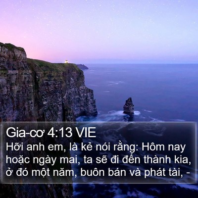 Gia-cơ 4:13 VIE Bible Verse Image