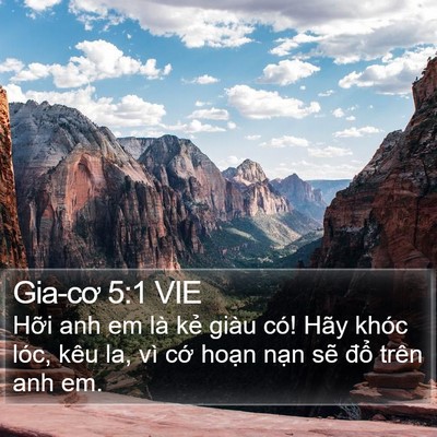 Gia-cơ 5:1 VIE Bible Verse Image