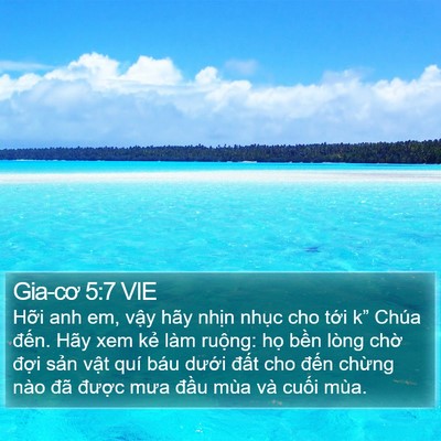Gia-cơ 5:7 VIE Bible Verse Image