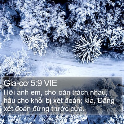 Gia-cơ 5:9 VIE Bible Verse Image