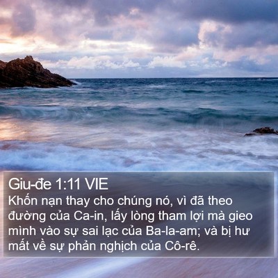 Giu-đe 1:11 VIE Bible Verse Image
