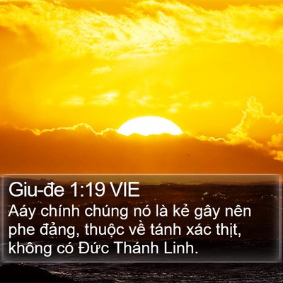 Giu-đe 1:19 VIE Bible Verse Image