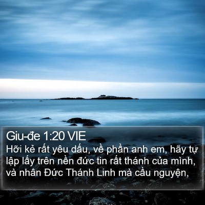 Giu-đe 1:20 VIE Bible Verse Image