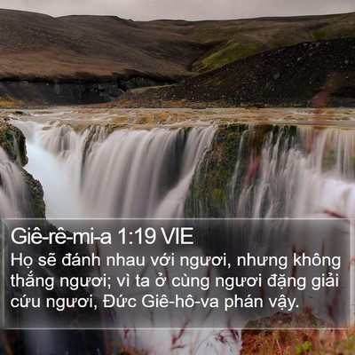 Giê-rê-mi-a 1:19 VIE Bible Verse Image