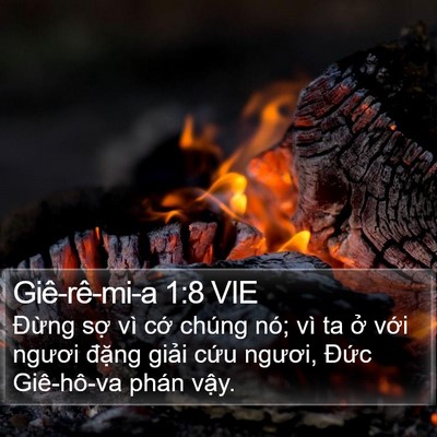Giê-rê-mi-a 1:8 VIE Bible Verse Image