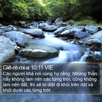 Giê-rê-mi-a 10:11 VIE Bible Verse Image