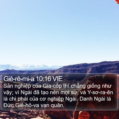 Giê-rê-mi-a 10:16 VIE Bible Verse Image