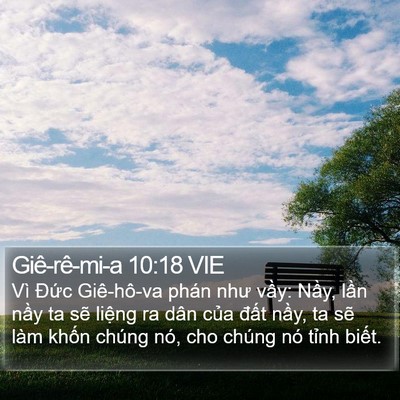 Giê-rê-mi-a 10:18 VIE Bible Verse Image