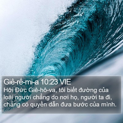 Giê-rê-mi-a 10:23 VIE Bible Verse Image