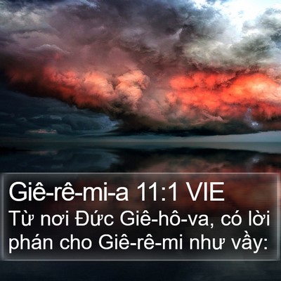 Giê-rê-mi-a 11:1 VIE Bible Verse Image