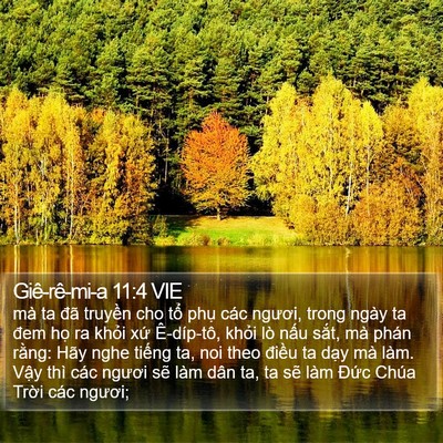 Giê-rê-mi-a 11:4 VIE Bible Verse Image