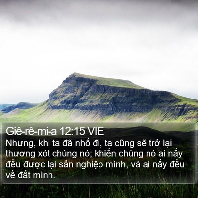 Giê-rê-mi-a 12:15 VIE Bible Verse Image
