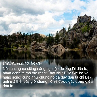 Giê-rê-mi-a 12:16 VIE Bible Verse Image