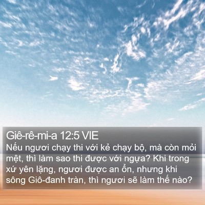 Giê-rê-mi-a 12:5 VIE Bible Verse Image