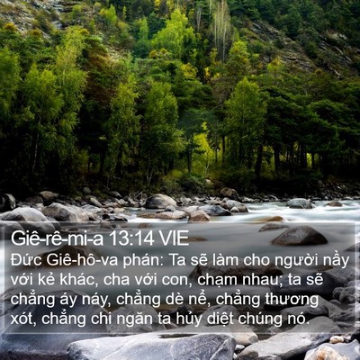 Giê-rê-mi-a 13:14 VIE Bible Verse Image
