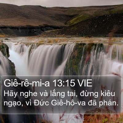 Giê-rê-mi-a 13:15 VIE Bible Verse Image