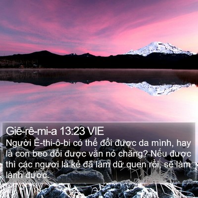 Giê-rê-mi-a 13:23 VIE Bible Verse Image